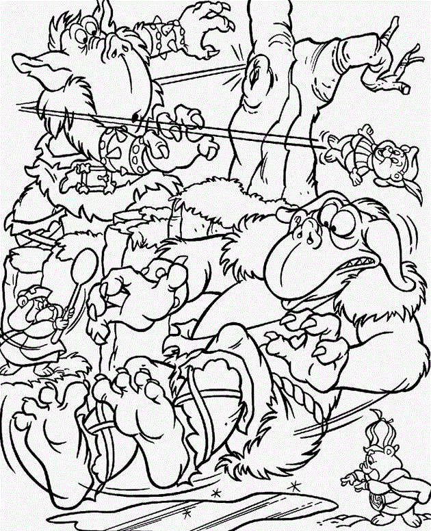 Coloring book gumisi attack